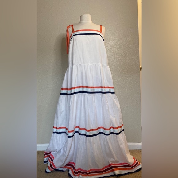 Lane Bryant Tie Strap Tiered Maxi Dress - Size 18W - NWT - Picture 6 of 14